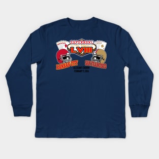 Super Bowl LVIII Kids Long Sleeve T-Shirt